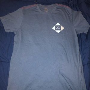 RVCA navy blue diamond logo shirt